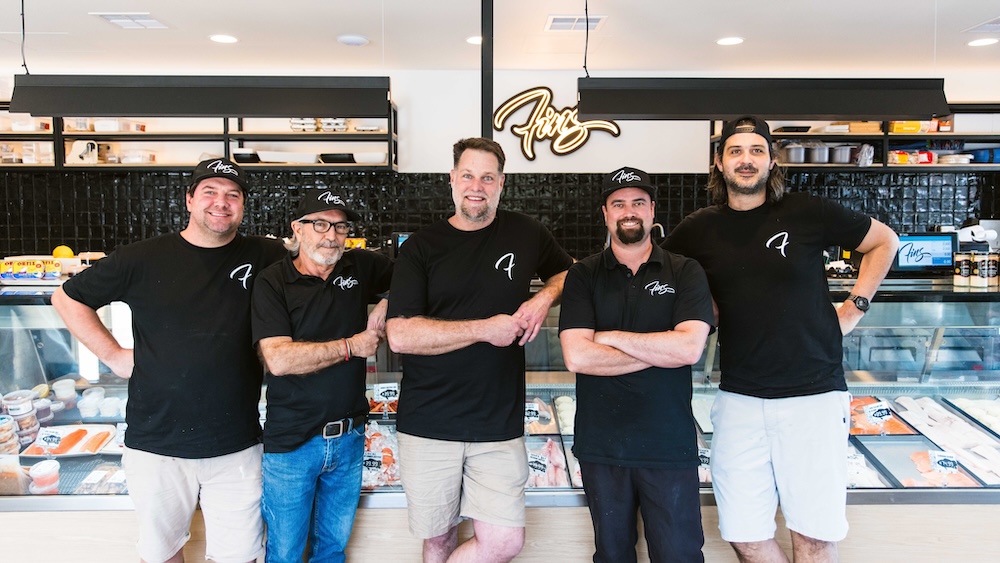 Fins Seafood team